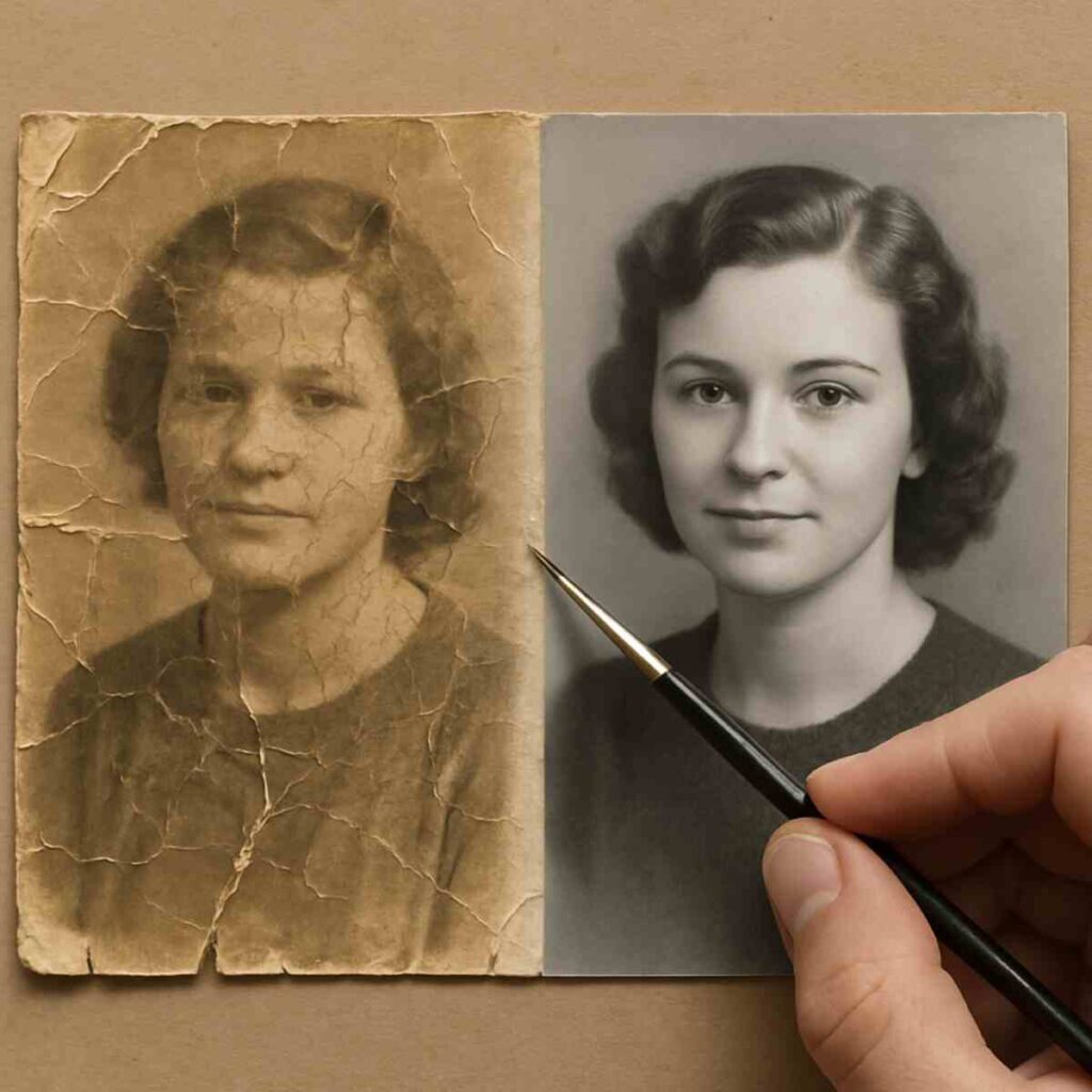 restoring old photos with ai