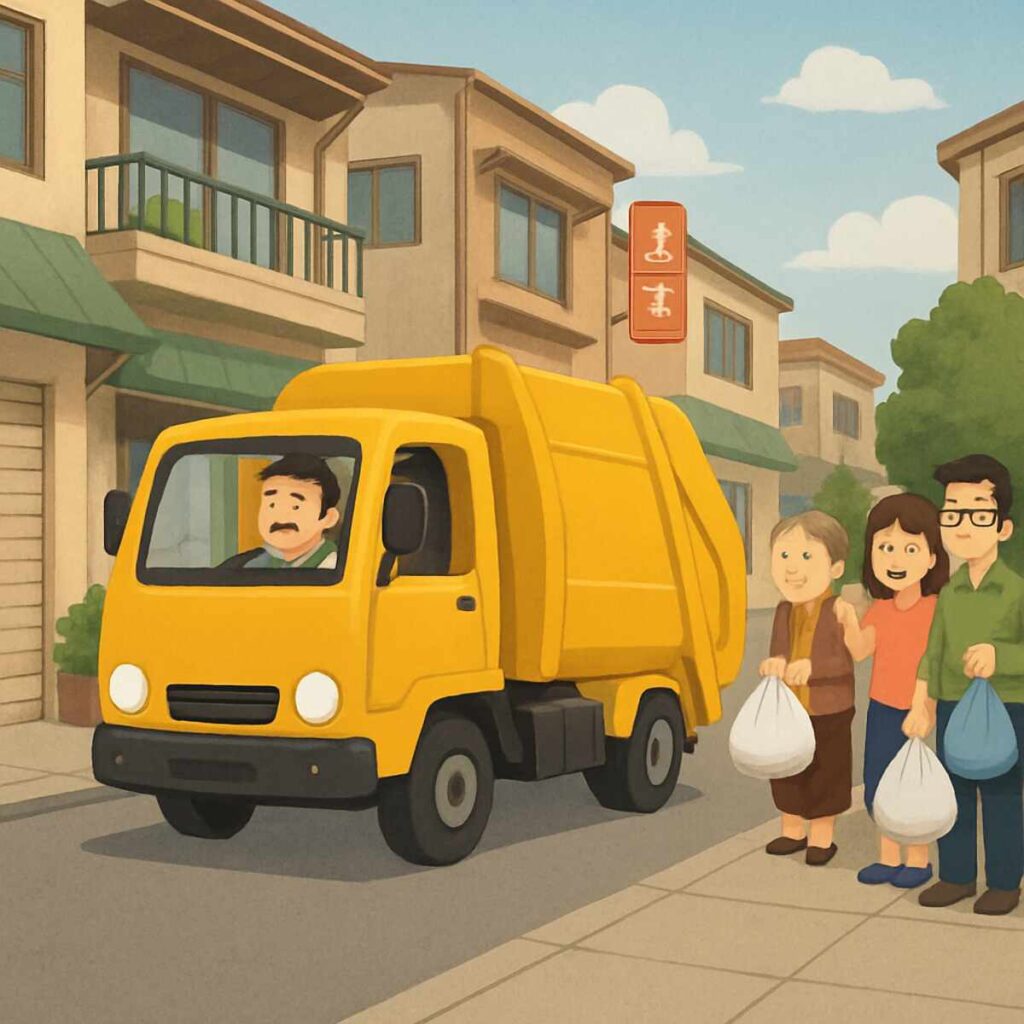 phân loại rác ở đài loan